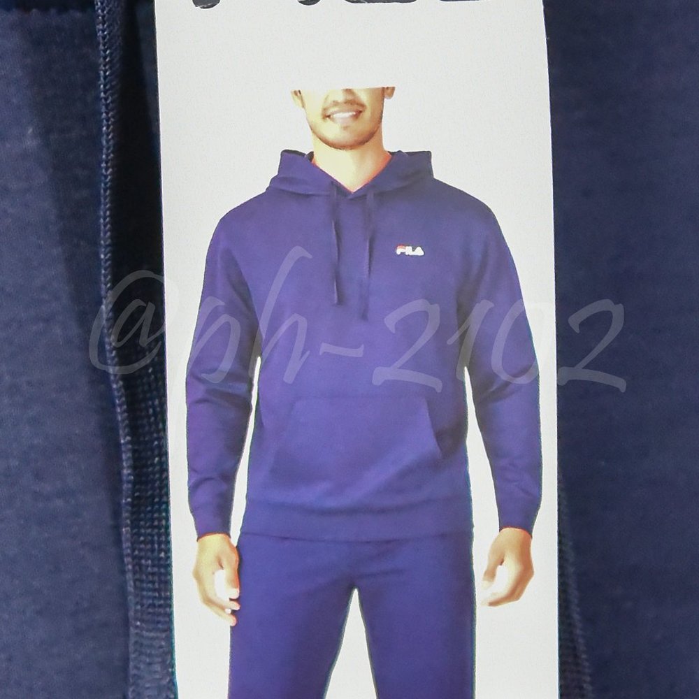 FILA Men’s Performance Hoodie in Blue